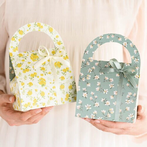 アンティークフラワーBOXバッグ型2 20枚入