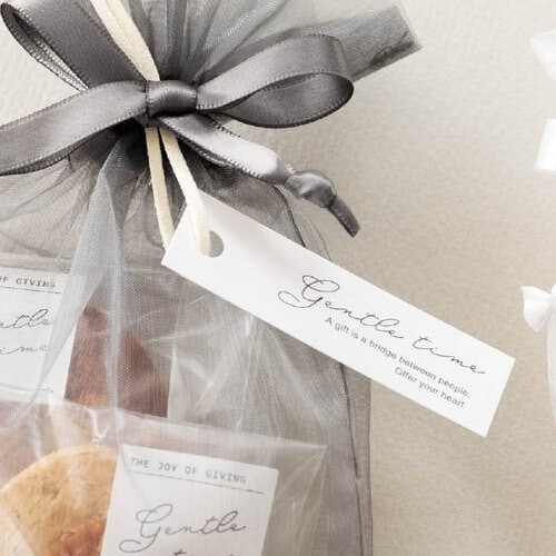 グレイッシュスタイルタッグ ホワイト 50枚入×4