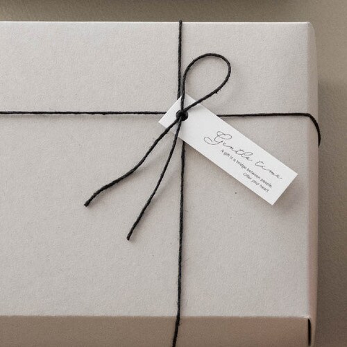 グレイッシュスタイルタッグ ホワイト 50枚入×4