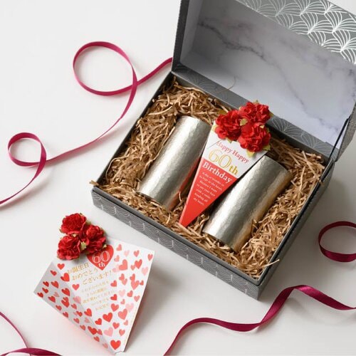 還暦ハンドメイドカード 1 ハート 10枚入×2