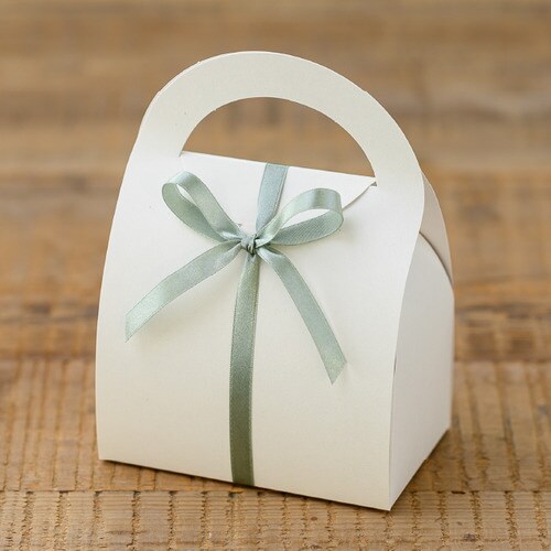 サテンリボンスモーキーグリーン10mm 7巻セット