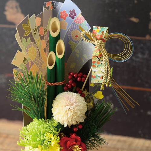 水引フラワーピック 9 淡青 10本入