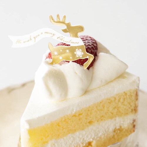 クリスマスケーキピック トナカイ 100枚入×2
