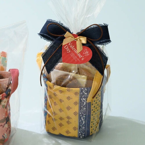 ヴィンテージF丸底布バスケット エテS 10個入