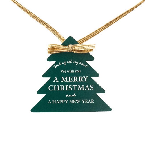 クリスマスゴムタッグ ツリー 1 10枚入×3