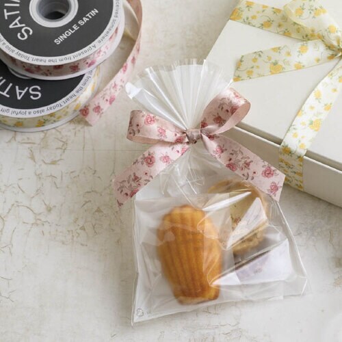 アンティークフラワーサテンリボンピンク 2巻セット