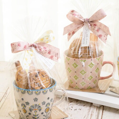 アンティークフラワーサテンリボンピンク 2巻セット