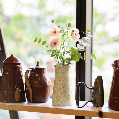 ハンドメイドプリントフラワーベース 32 2個入