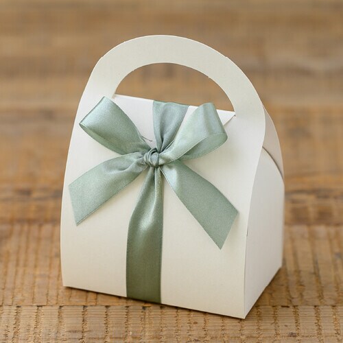 サテンリボンスモーキーグリーン25mm 4巻セット