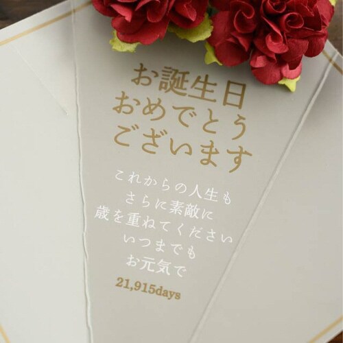 還暦ハンドメイドカード 2 メモリー 10枚入×2