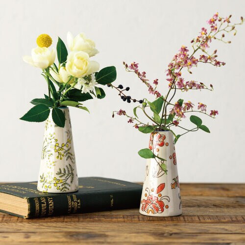 ハンドメイドプリントフラワーベース29 2個入×2