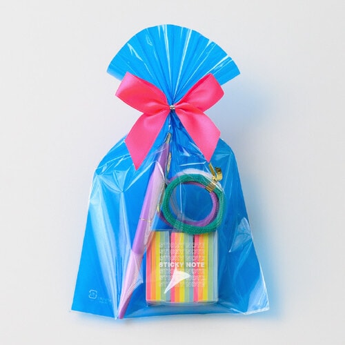 ネオンブルーOPPギフトバッグ 3 50枚入×5