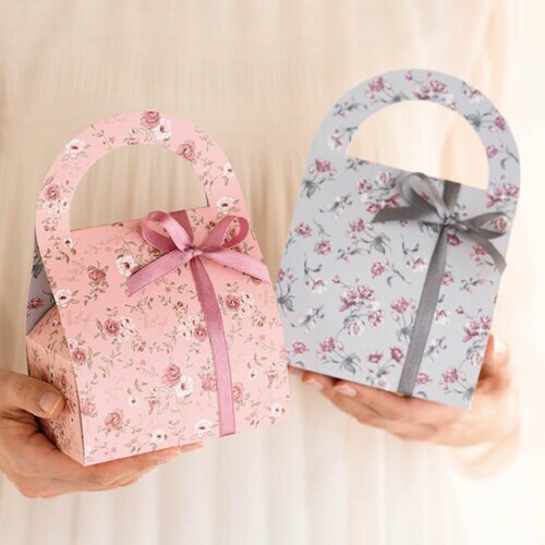 アンティークフラワーBOXバッグ型1 20枚入