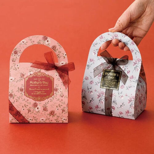 アンティークフラワーBOXバッグ型1 20枚入