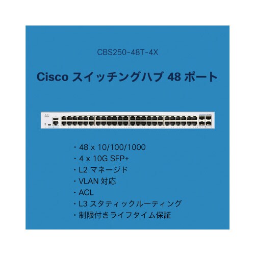 CBS250 48ポートスイッチングハブ