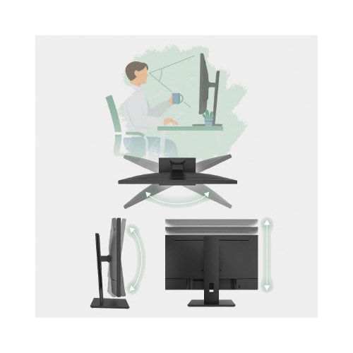 23.8インチ昇降回転対応IPS液晶モニター