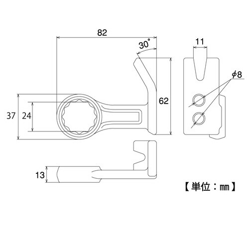 共回り防止工具ボルトストッパー