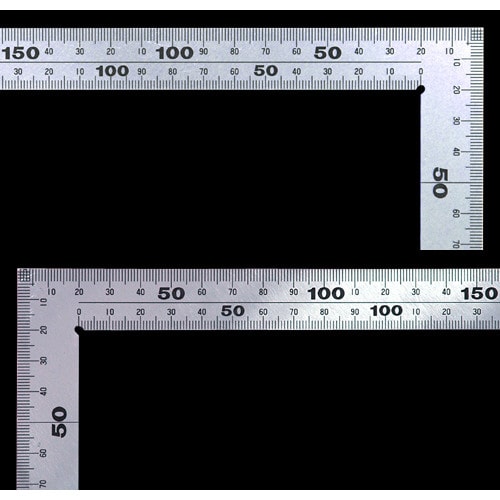 曲尺厚手広巾 表裏同目 6段目盛