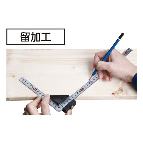 曲尺用ストッパー