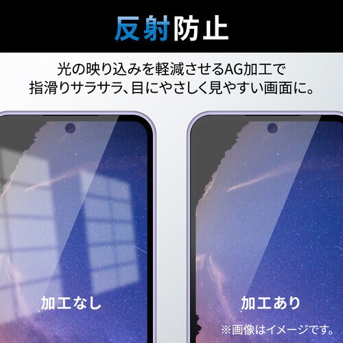 Galaxy A54 ガラスフィルム アンチグレア