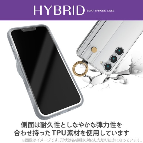 Galaxy S23 ケース リング付 クリア