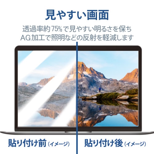 液晶保護フィルター のぞき見防止 抗菌 Panas