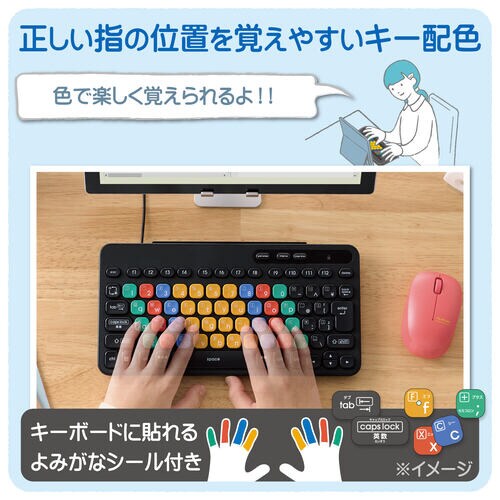 有線キーボード コンパクト ブラック