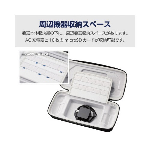 Steam Deck ケース 衝撃吸収 ブラック