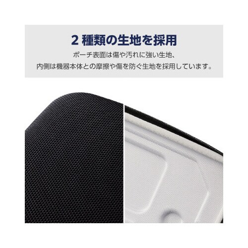 Steam Deck ケース 衝撃吸収 ブラック