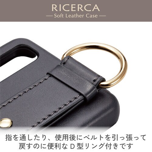 Xperia 10 V ケース スタンド ブラック