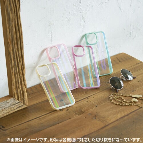 AQUOS wish3 ケース オーロラ ホワイト