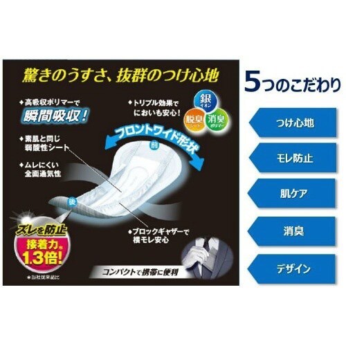 リフレ 超うす安心パッド 男性用 200cc×4