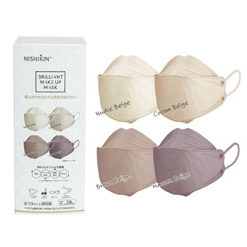 MAKEUPMASK4色×7枚3D立体02×4