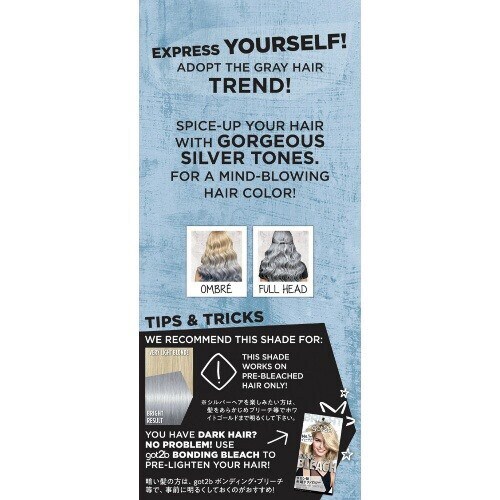 GOT2B カラークリーム グラニーシルバー×4