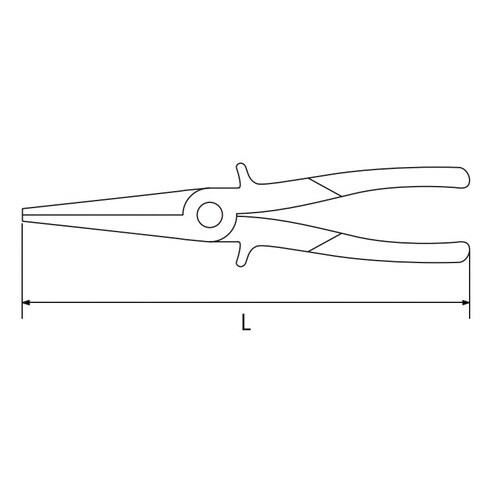 樹脂製絶縁ノ−ズプライヤ−