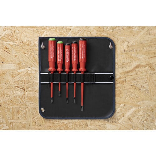 エレクトロ絶縁スリムドライバーセット 5本組