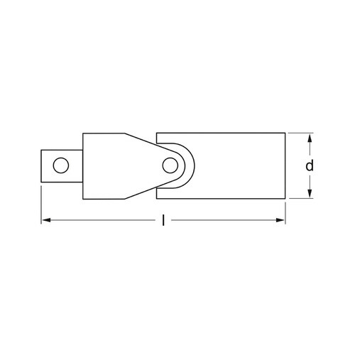 1/4SQ ユニバーサルジョイント