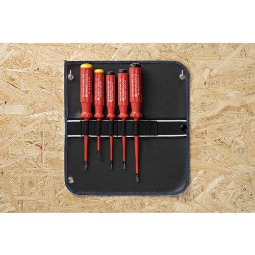 エレクトロ絶縁スリムドライバーセット 5本組