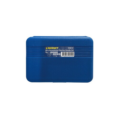 8PCS フラッグ型 ヘクスローブレンチセット