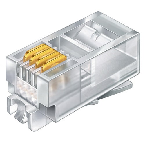 ウエスタンプラグ圧着ペンチ 4/6/8ピン