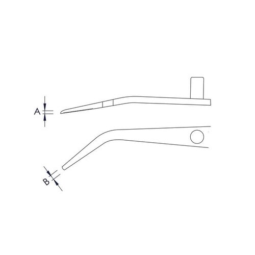 絶縁汎用ピンセット1000V 142MM