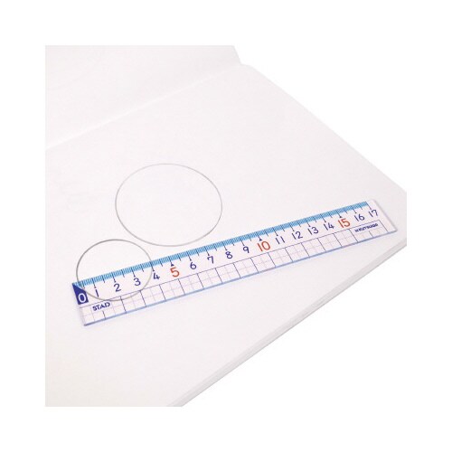 算数定規17cm×10