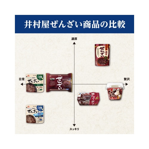 レンジで簡単糖質50%オフぜんざい 30個