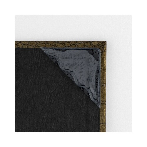 証書ファイルA4 クロコ調ツヤ ゴールド×5