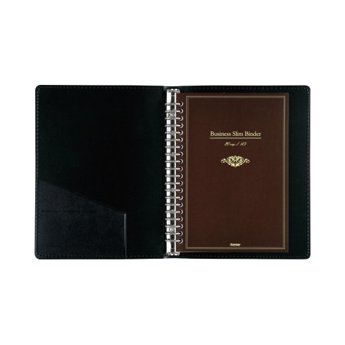ビジネススリムバインダー A5 ブラック×2