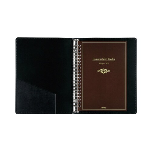 ビジネススリムバインダー A5 ブラウン×2