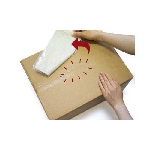 完全密封透明再剥離長3大 145×270 100枚