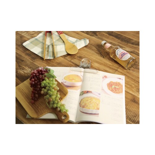 オモクリップ ブック用 透明×4