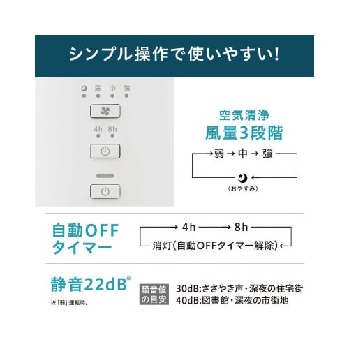 単機能空気清浄機 10畳