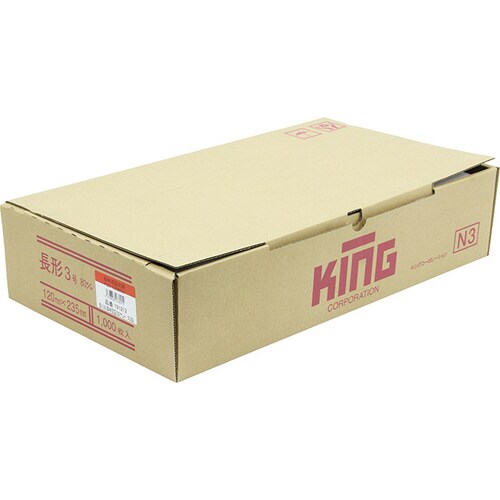 封筒長3号80gSSケント森林認証スミ貼1000枚